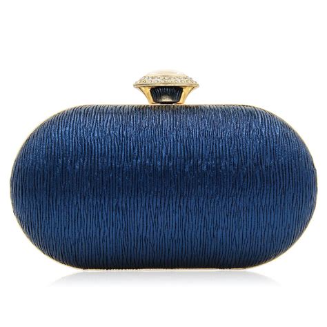 navy blue small evening purse.